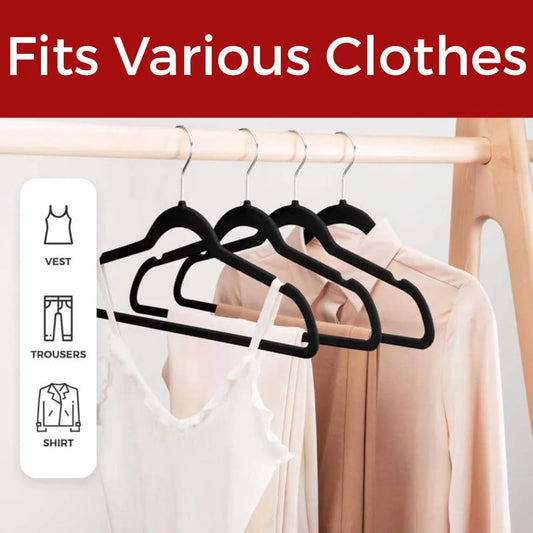 Velvet hangers (10 hangers) | Non-slip