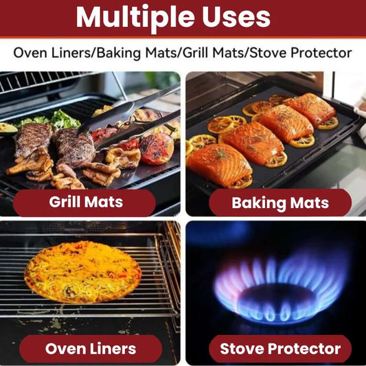 High-Heat Grill Protection Sheets (2 Sheets)