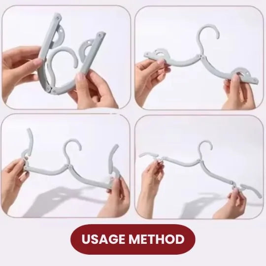 Foldable Travel Hanger (2 Pieces)