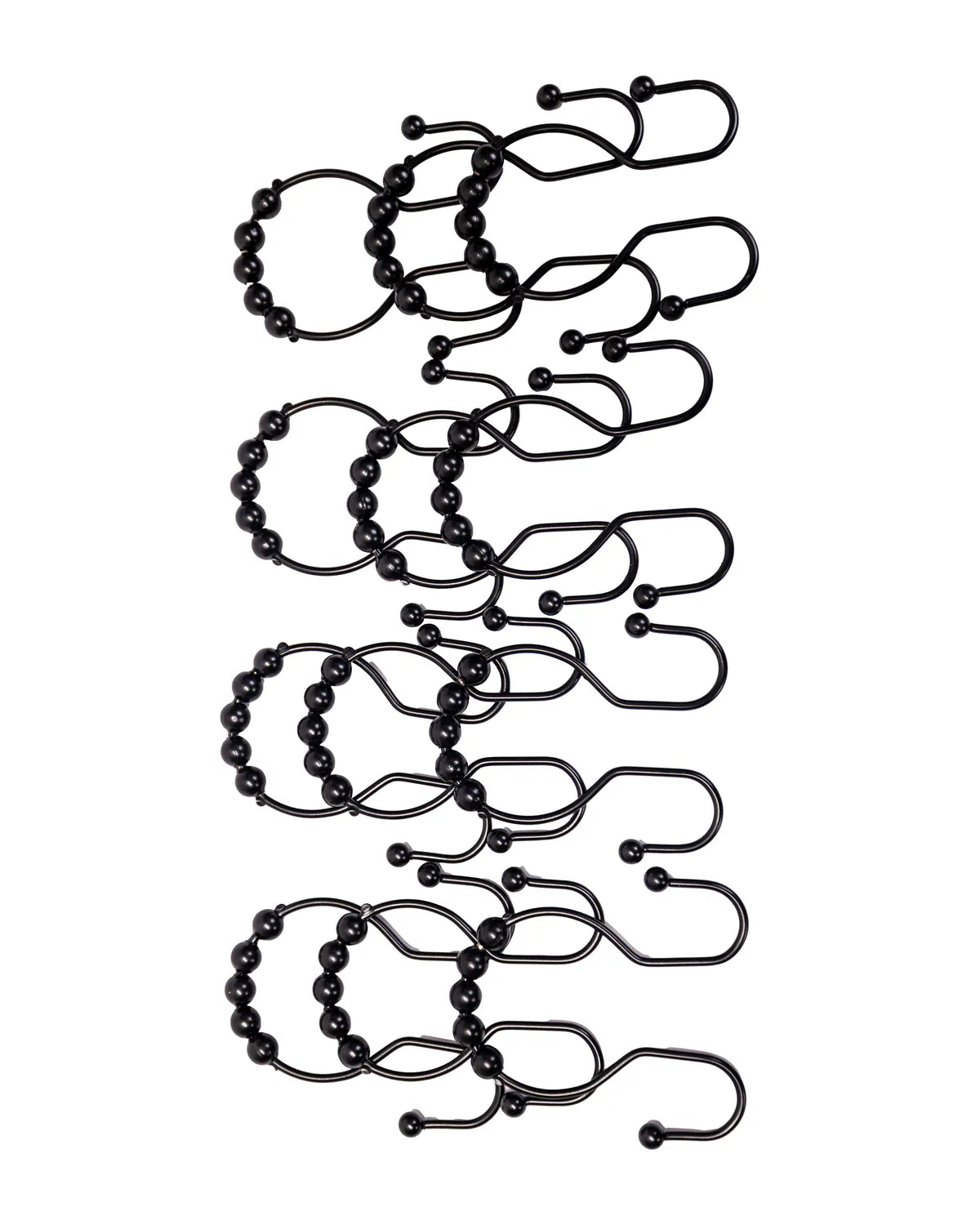 12 black jeans hooks