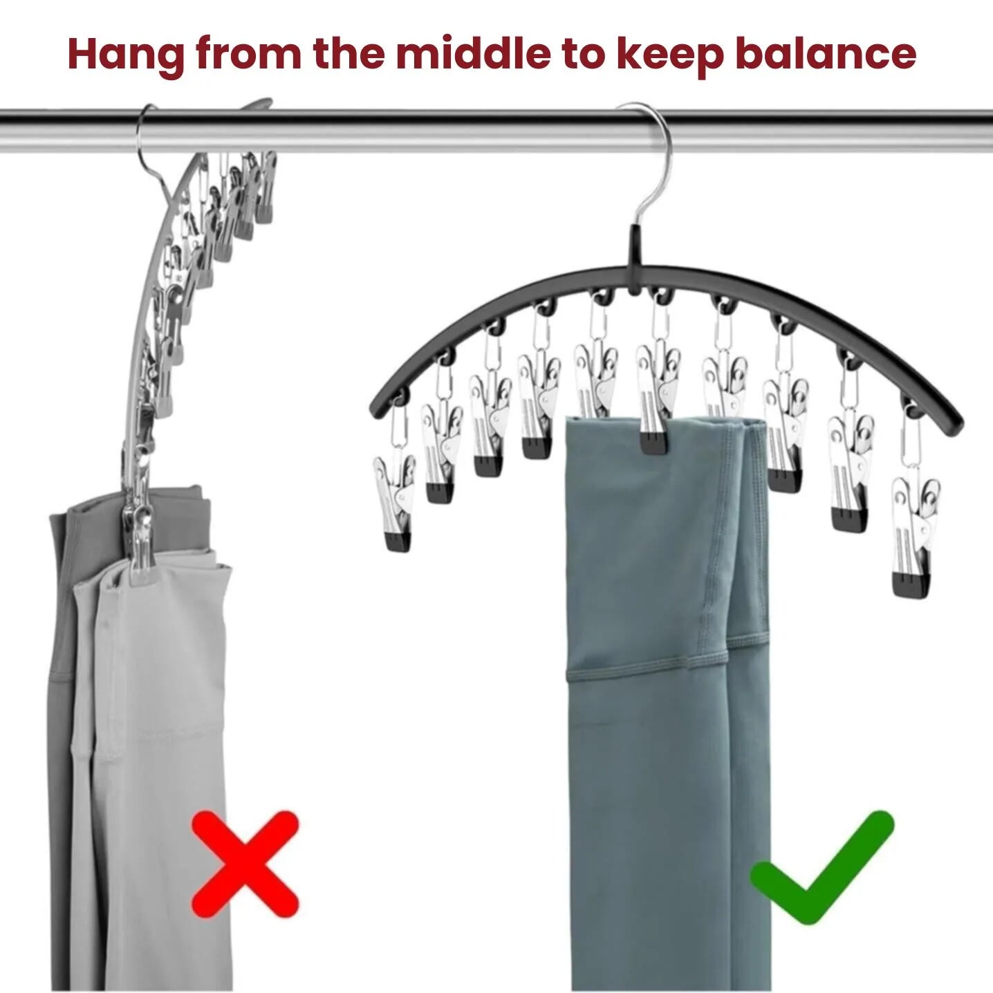 Legging Hanger (10 Clips)