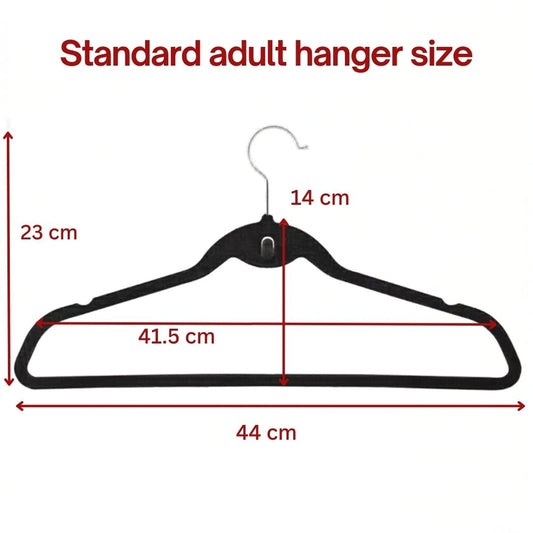 Velvet hangers (10 hangers) | Non-slip