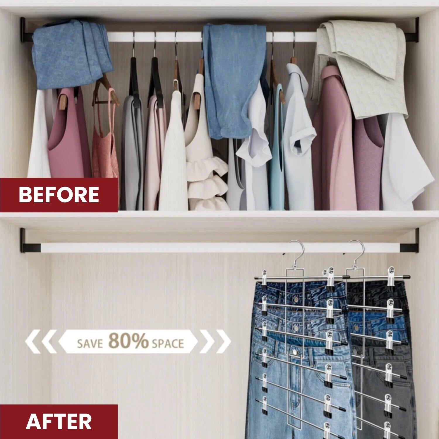 Skirt Hanger (6 Layers)
