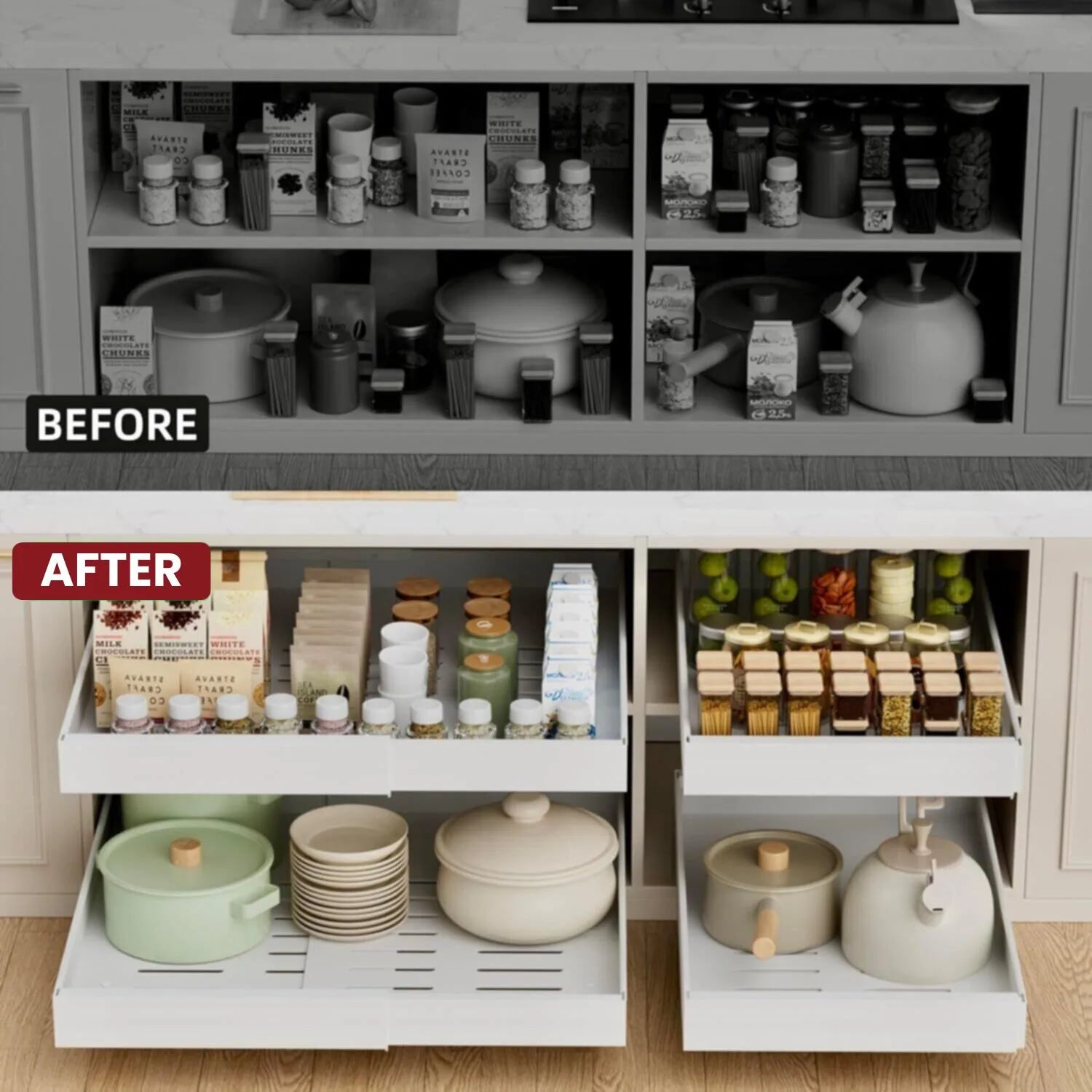 Steel Kitchen Drawer