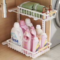 Under Sink 2-Tier Drawer | Carbon Steel